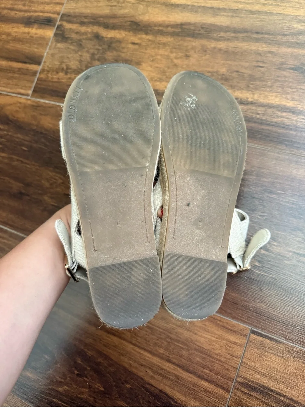 Old Navy Natural Beige Espadrille Sandals
